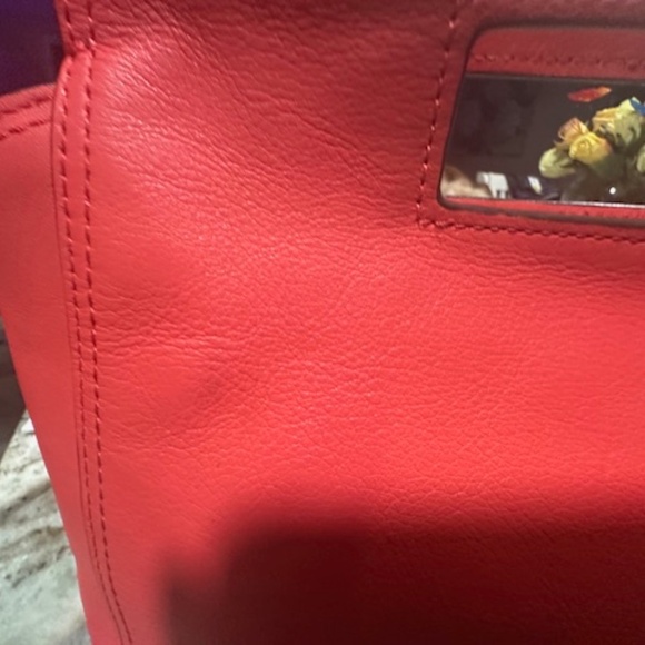 New Coach Coral Colored Clutch Purse - Picture 15 of 16